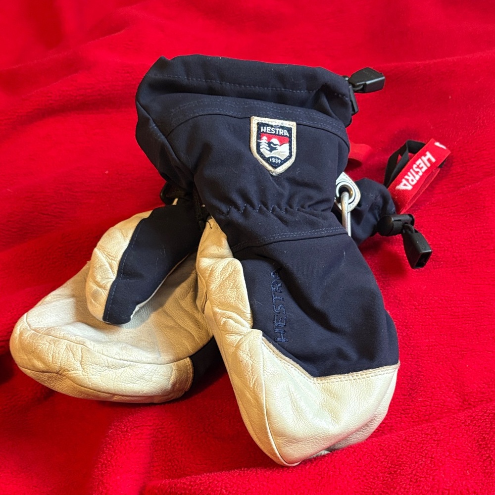 Hestra Army Leather Heli Ski Jr. Mitt